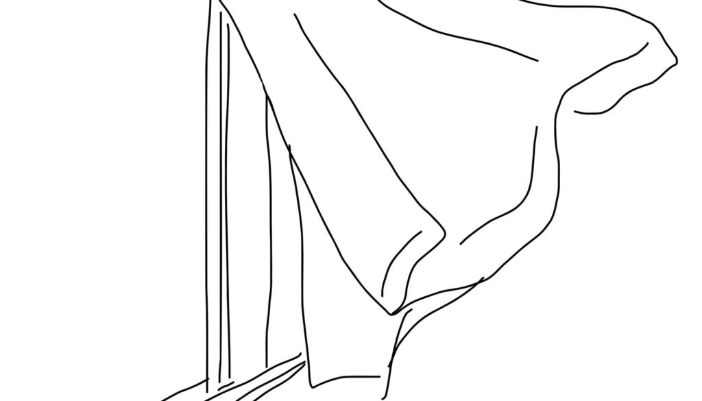 映画「ハナレイ・ベイ」カーテンが揺れるシーン