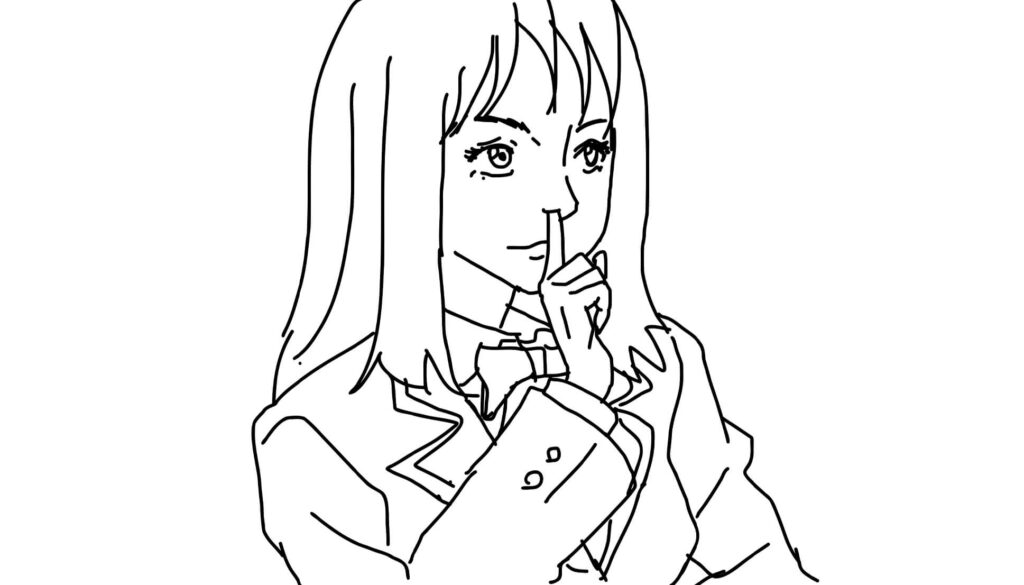 アニメ「アンダーニンジャ」の感想。学校一の美人、山田さん。鼻くそをほじって食べる。実はすごい強い。